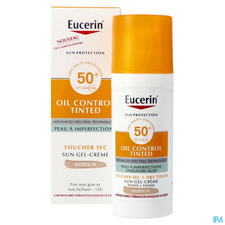 Eucerin Sun Protection Oil Tinted Med Spf50+ 50ml 12