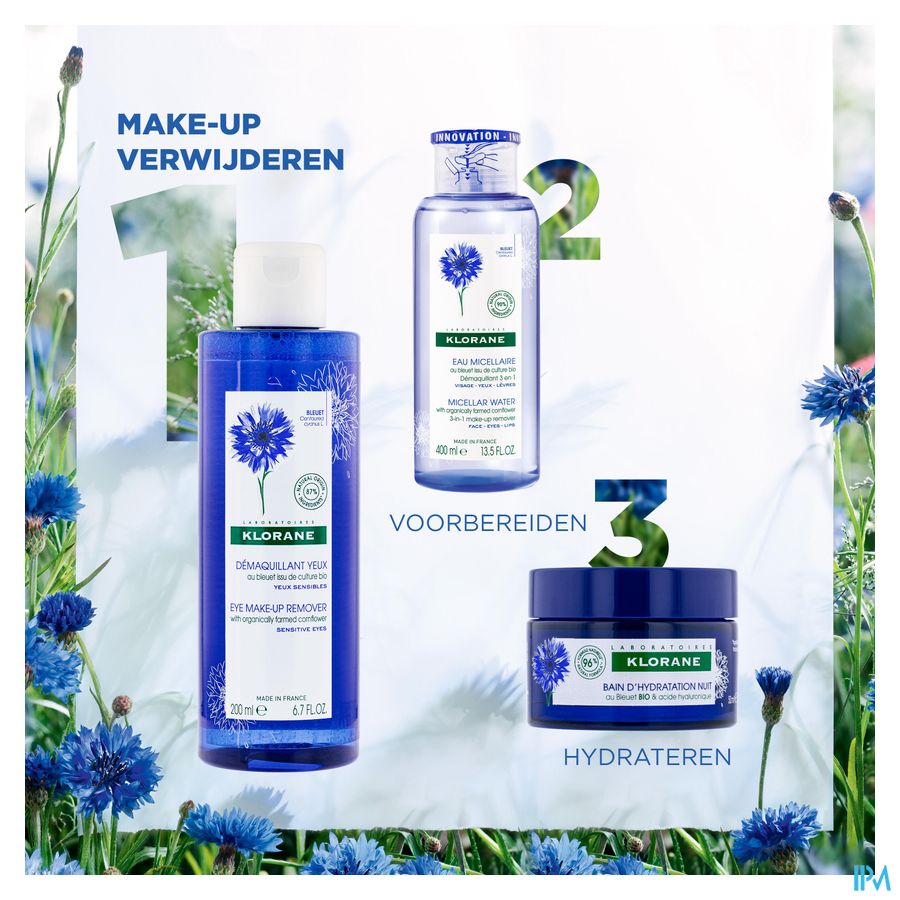 Klorane Gezicht Korenbloem Demaquill. Ogen 100ml 6
