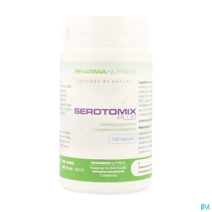 Serotomix Plus V-caps 120 Pharmanutrics 1