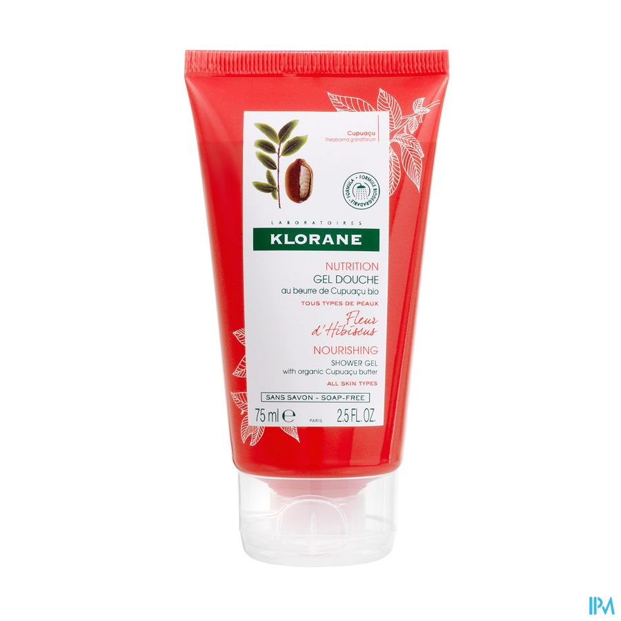 Klorane Lichaam Douchegel Hibiscusbloem 75ml