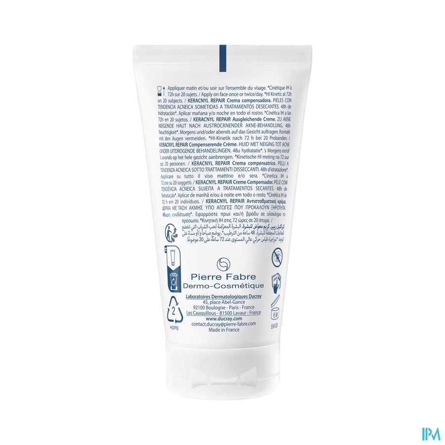 Ducray Keracnyl Repair Creme 50ml Nf 3