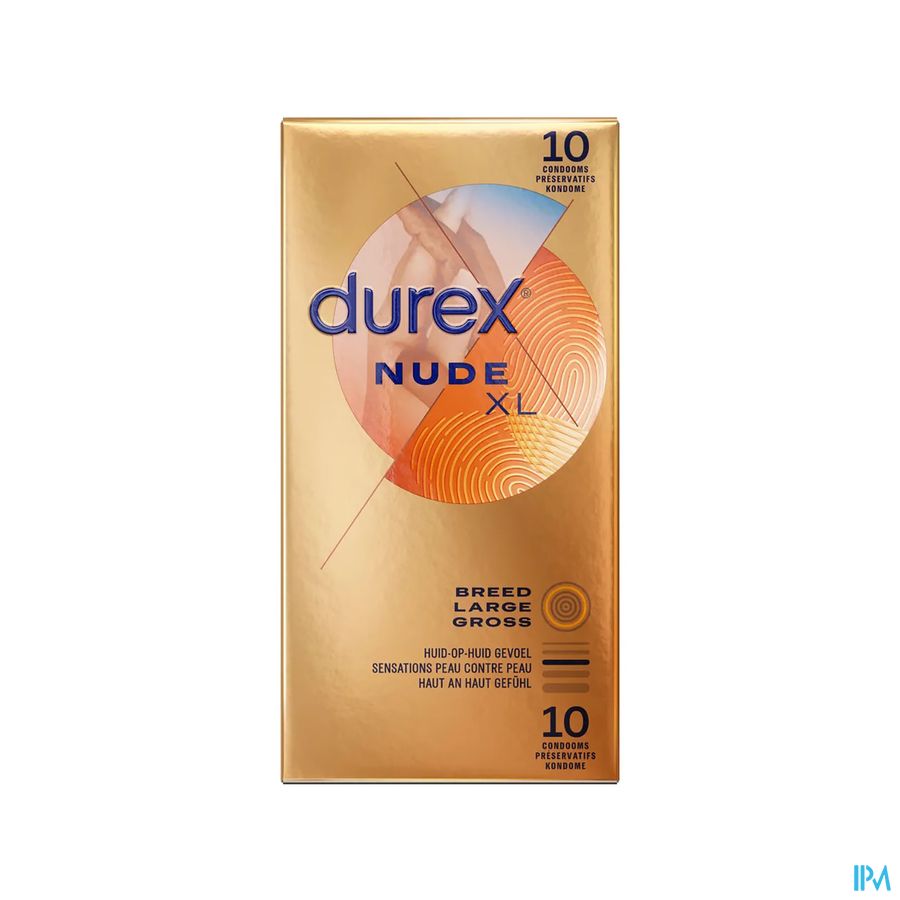 Durex Nude Xl Condoms 10 1