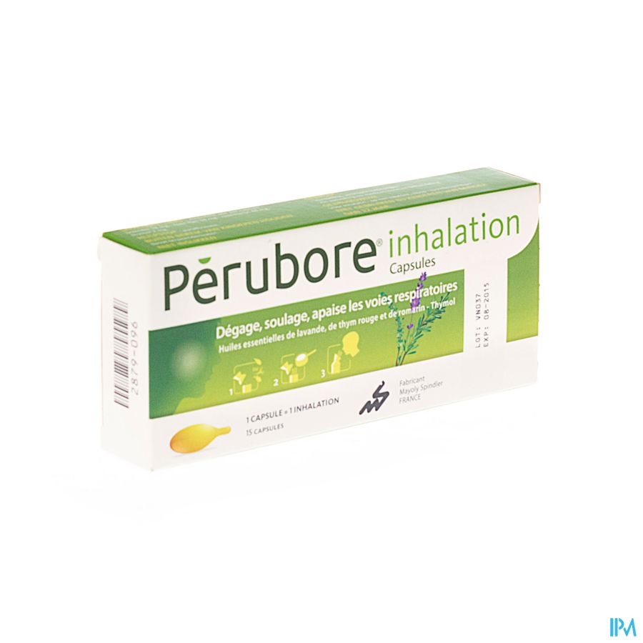 Perubore Inhalateur Hle Ess Caps 15
