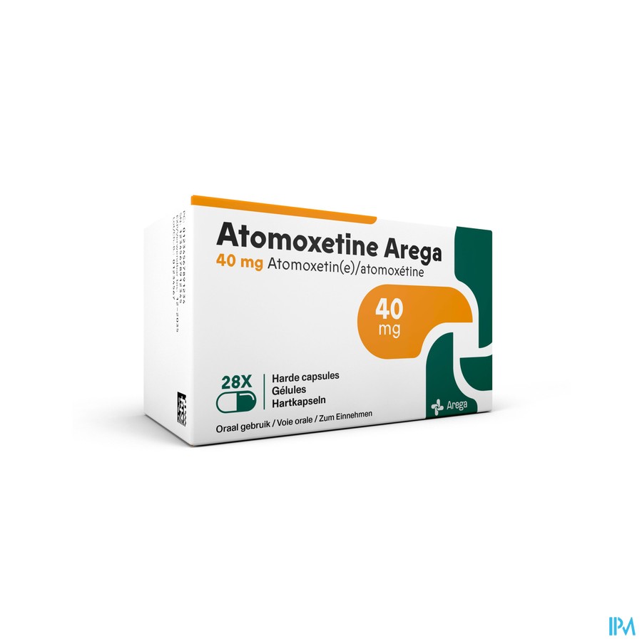 Atomoxetine Arega 40mg Caps 28 Pip