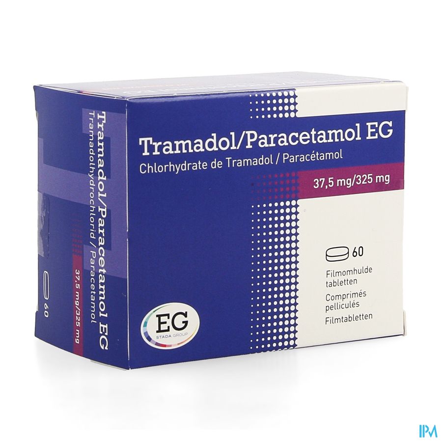Tramadol Paracetamol EG 37,5Mg/325Mg Filmom Tabl60 Tramadol Paracetamol EG 37,5Mg/325Mg Filmom Tabl60
