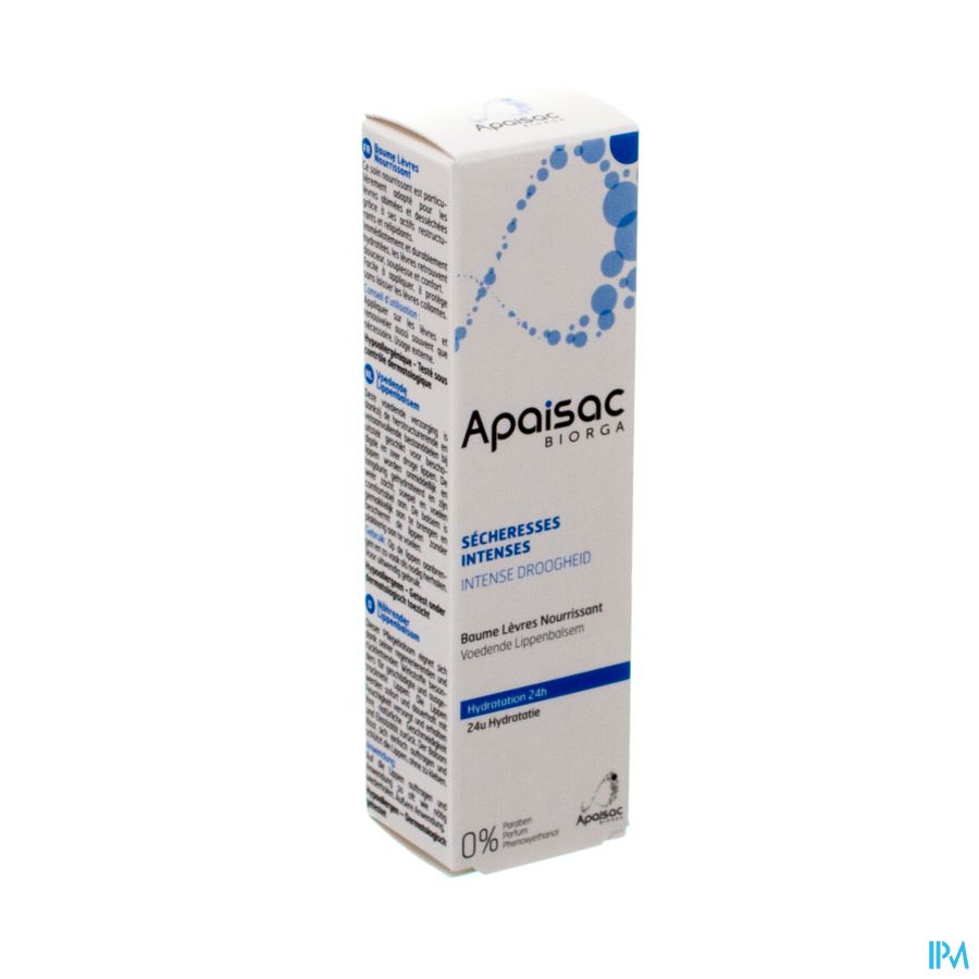 Apaisac Biorga Lipbalsem Voedend Tube 15ml Apaisac Biorga Lipbalsem Voedend Tube 15ml