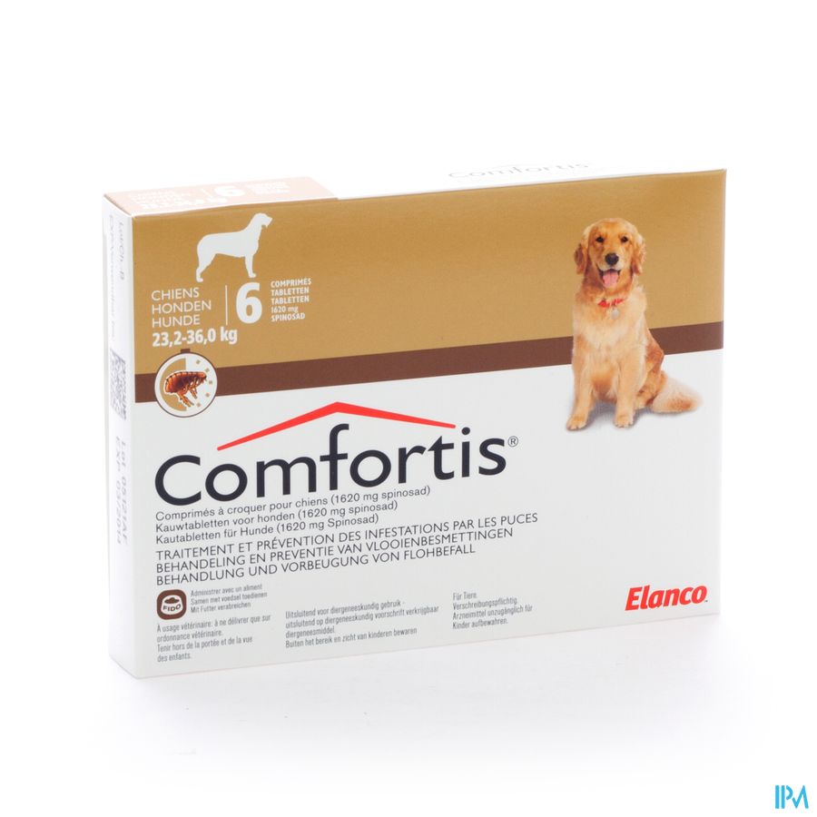 Comfortis 1620mg Chien Comp A Croquer 6