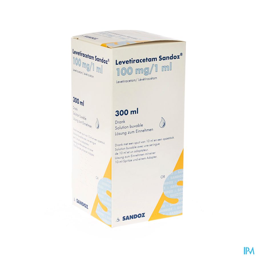 Levetiracetam Sandoz Drank 300ml Levetiracetam Sandoz Drank 300ml
