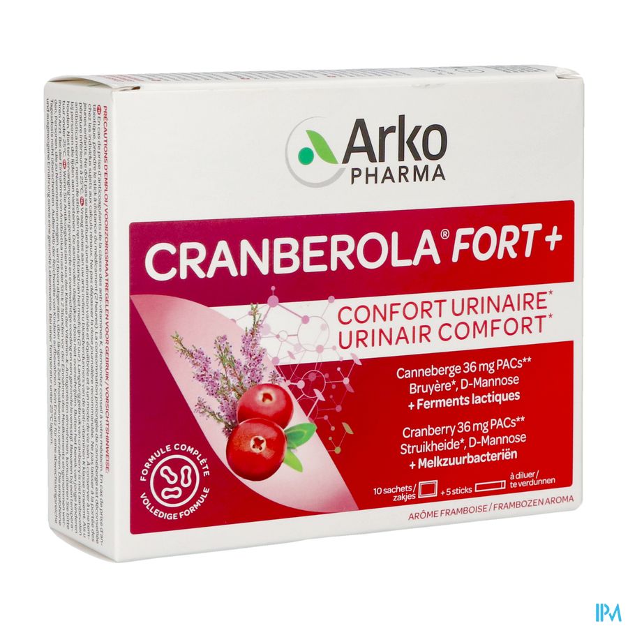Cranberola Fort Plus Sach 10 + Stick 5 Promo -€5 Cranberola Fort Plus Sach 10 + Stick 5 Promo -€5