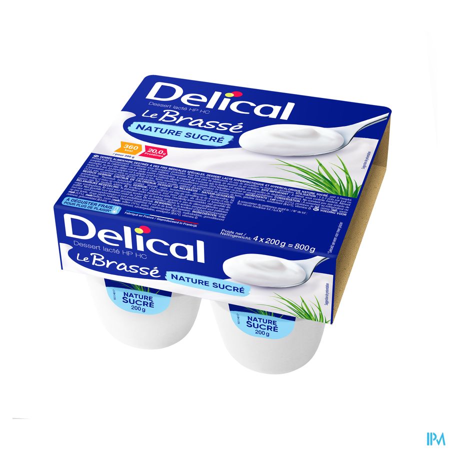 Delical Le Brasse Natuur 4x200g 1