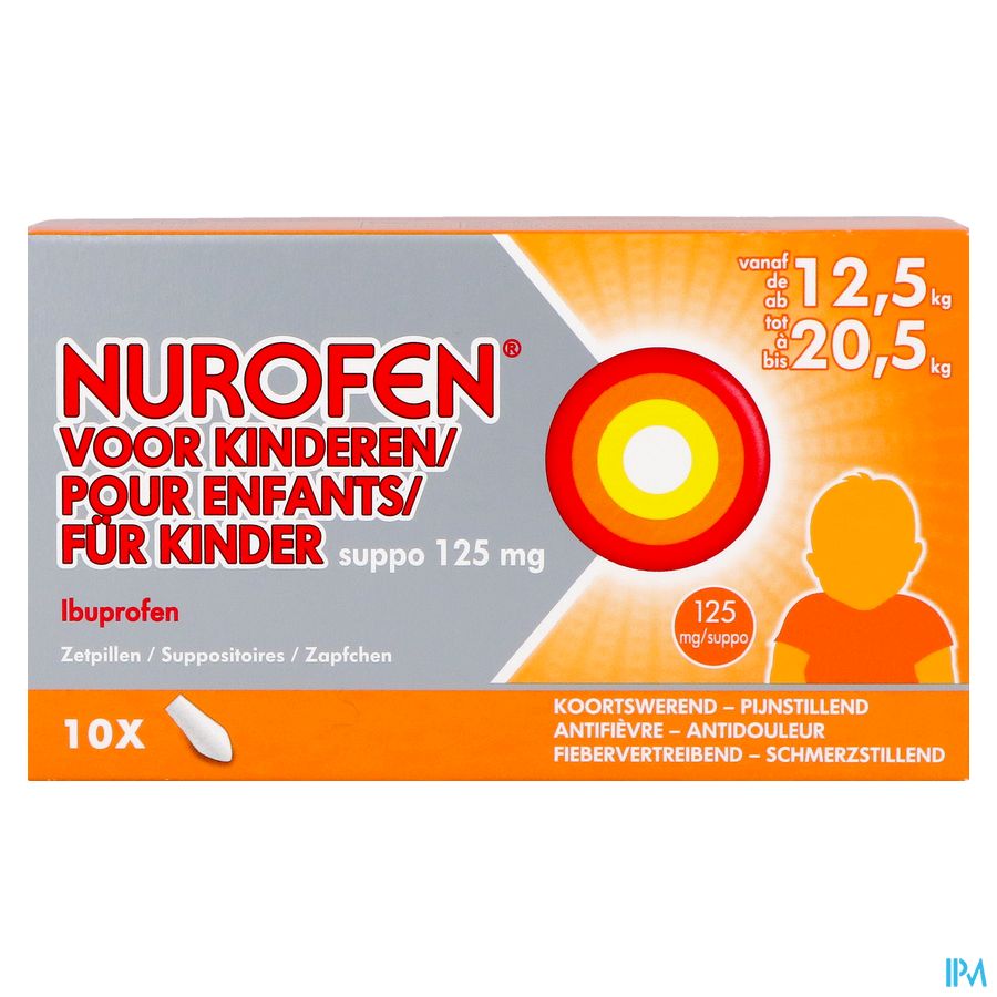 Nurofen Kind 125mg Suppo 10x125mg 3