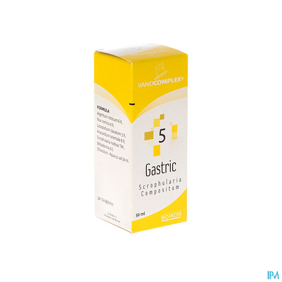 Vanocomplex N 5 Gastric Gutt 50ml Unda Vanocomplex N 5 Gastric Gutt 50ml Unda