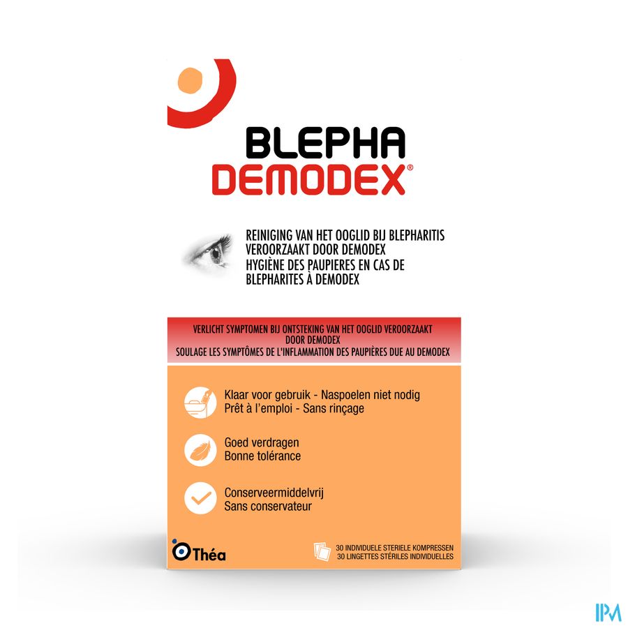 Blephademodex Reinigende Oogkompressen 30