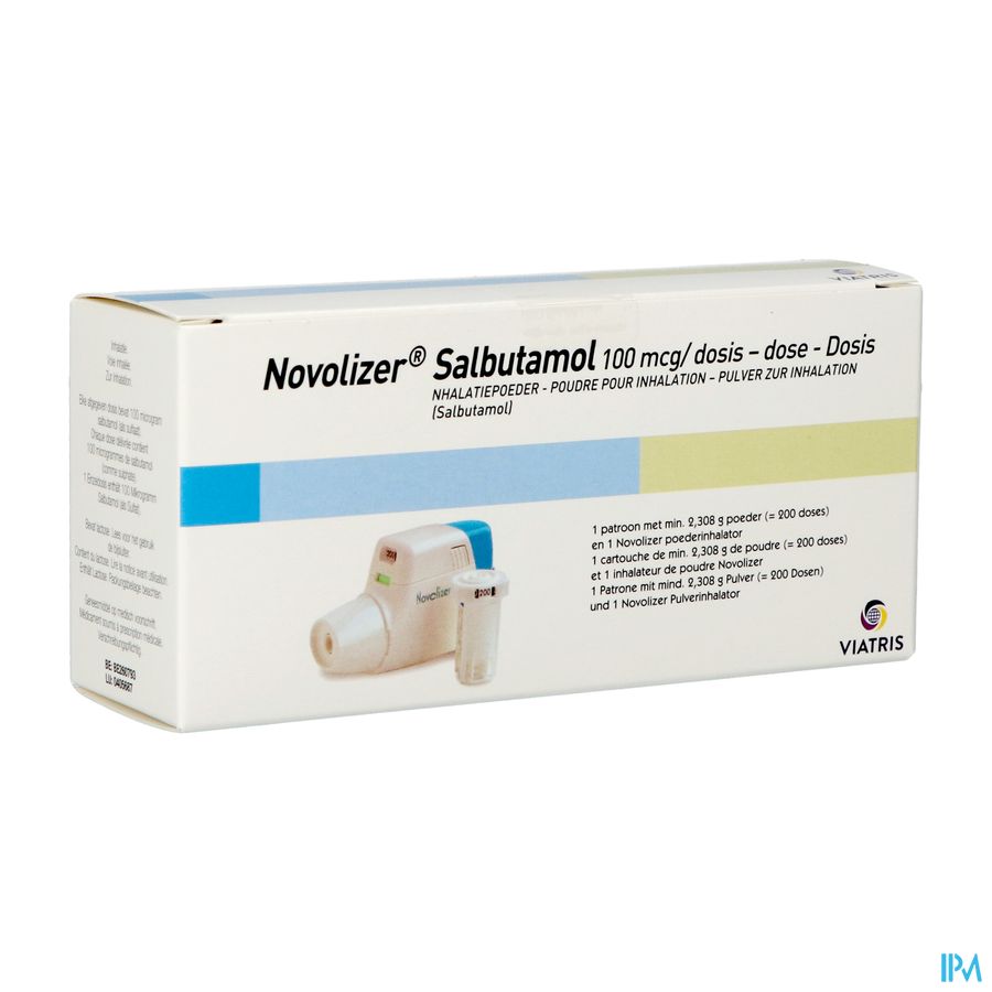 Novolizer Salbutamol 100 Mcg Dos 200 Novolizer Salbutamol 100 Mcg Dos 200