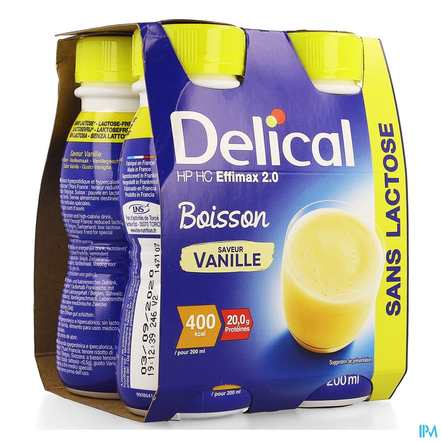 Delical Effimax 2.0 Vanille 4x200ml