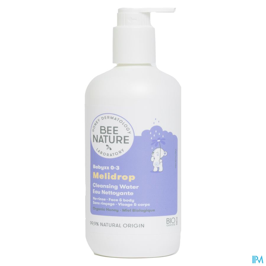 Bee Nature Babyzz Reinigingswater Melidrop 500ml Bee Nature Babyzz Reinigingswater Melidrop 500ml