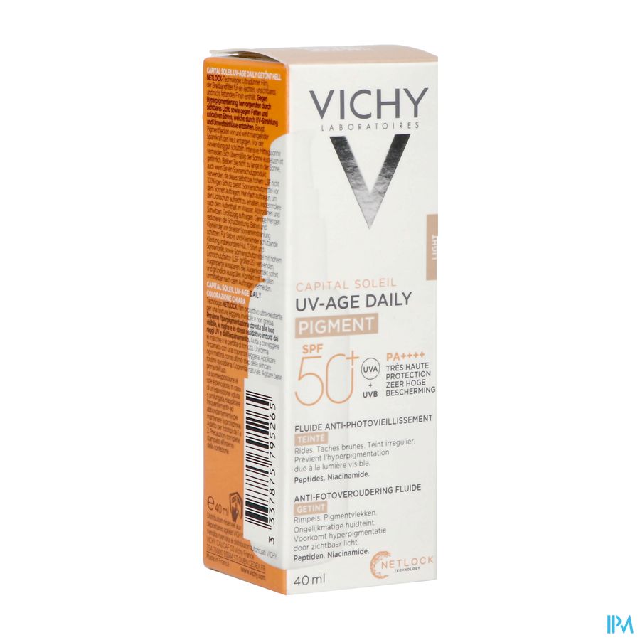 Vichy Cap Sol Uv-age Daily Tint.light Spf50+ 40ml Vichy Cap Sol Uv-age Daily Tint.light Spf50+ 40ml