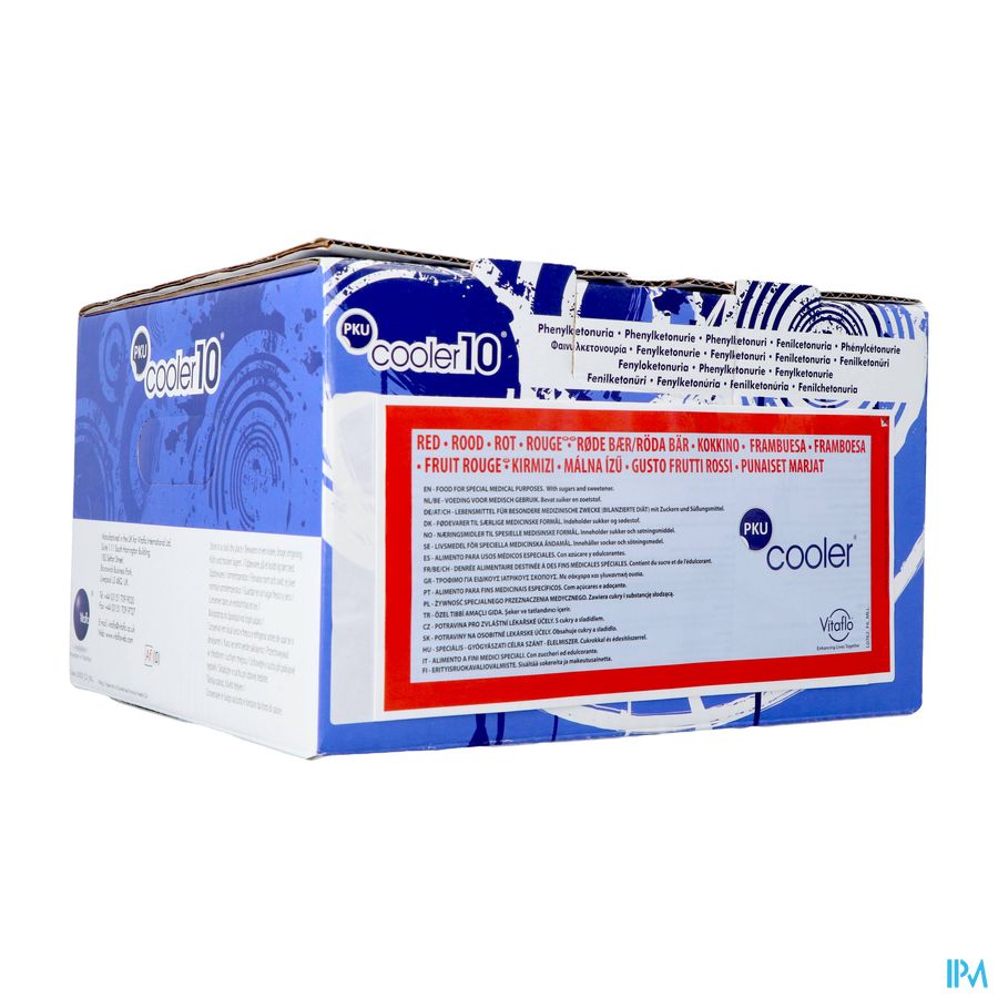 Pku Cooler 10 Rood 30x87ml Pku Cooler 10 Rood 30x87ml