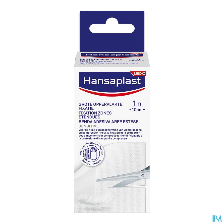Hansaplast Fixatie Grote Opperv. 1mx10cm Hansaplast Fixatie Grote Opperv. 1mx10cm