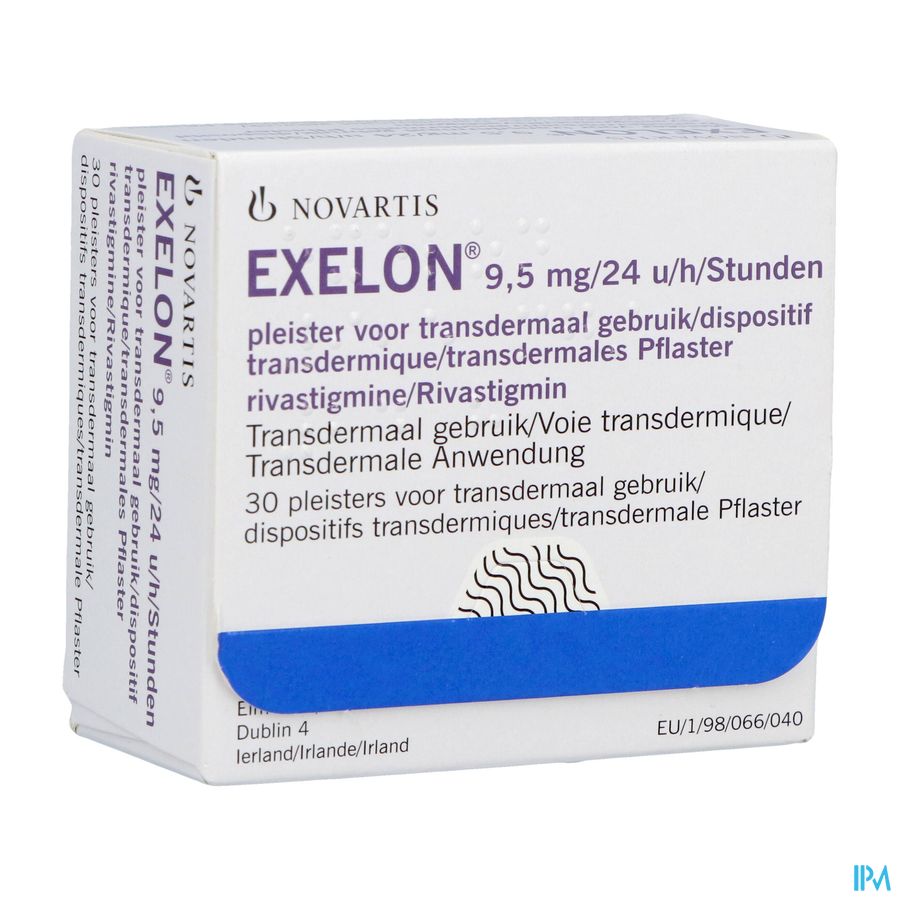 Exelon 9,5mg/24u Pleister Transdermaal 30