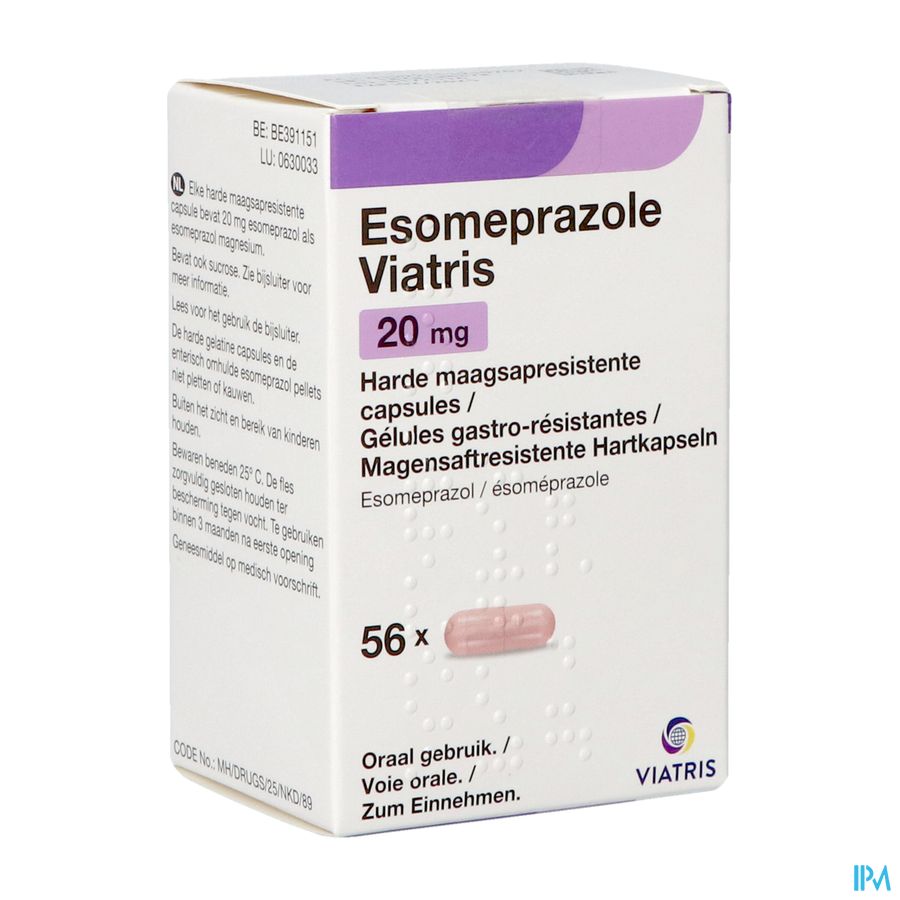 Esomeprazole Viatris 20mg Caps 56 Esomeprazole Viatris 20mg Caps 56