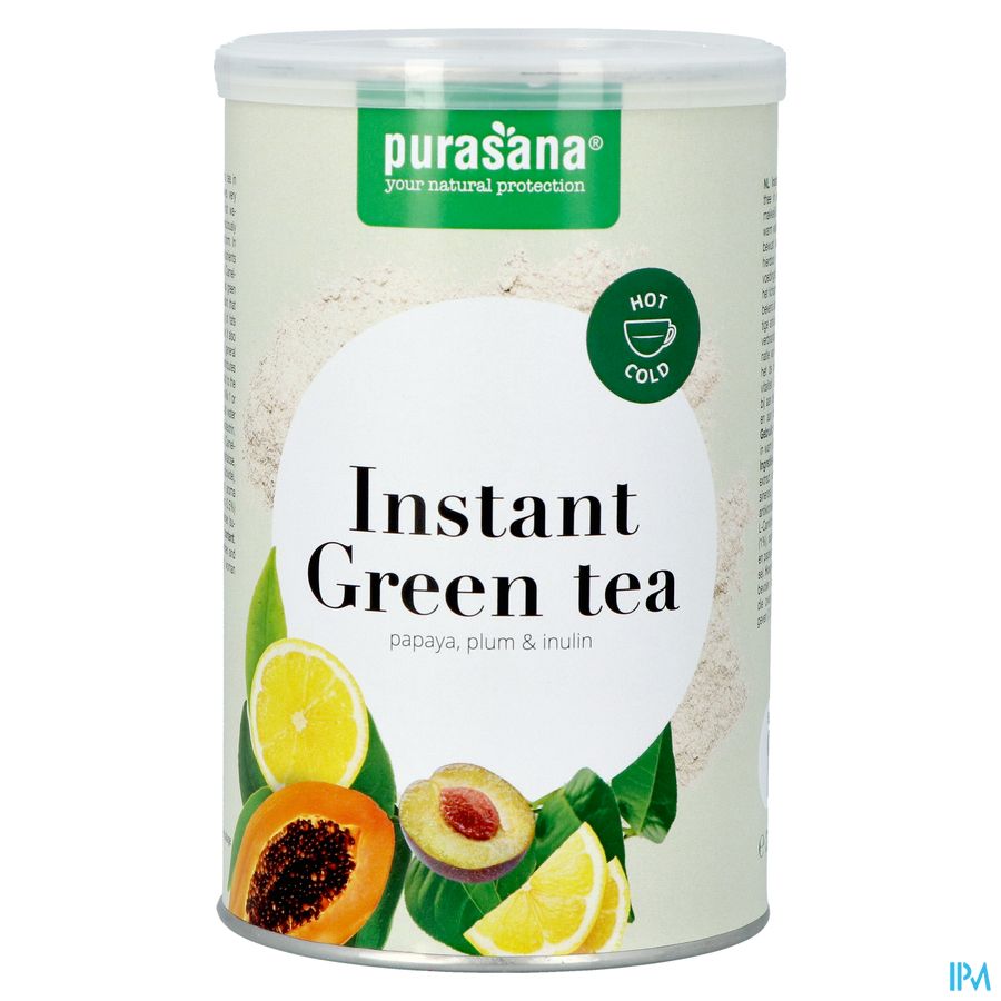 Plantapol Green Tea Instant Papaya Pruim Pdr 200g 1