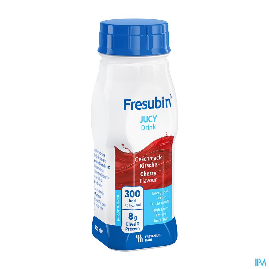 Fresubin Jucy Drink 200ml Cerise/kers Fresubin Jucy Drink 200ml Cerise/kers
