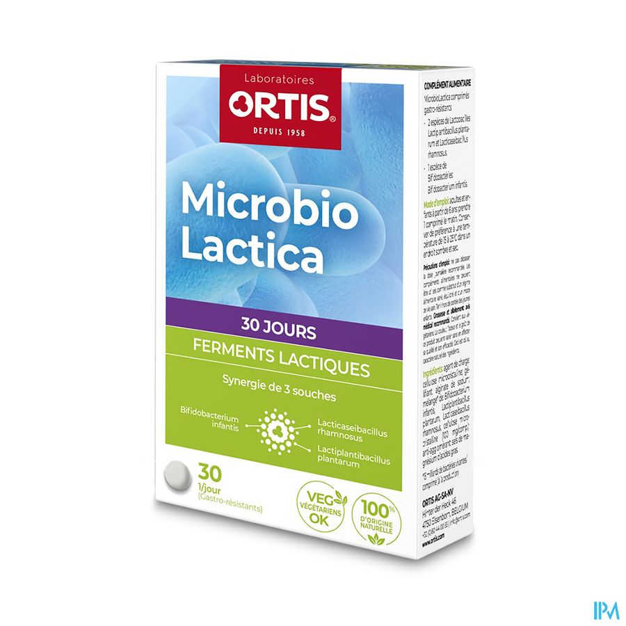 Ortis Microbio Lactica Comp 30 Ortis Microbio Lactica Comp 30