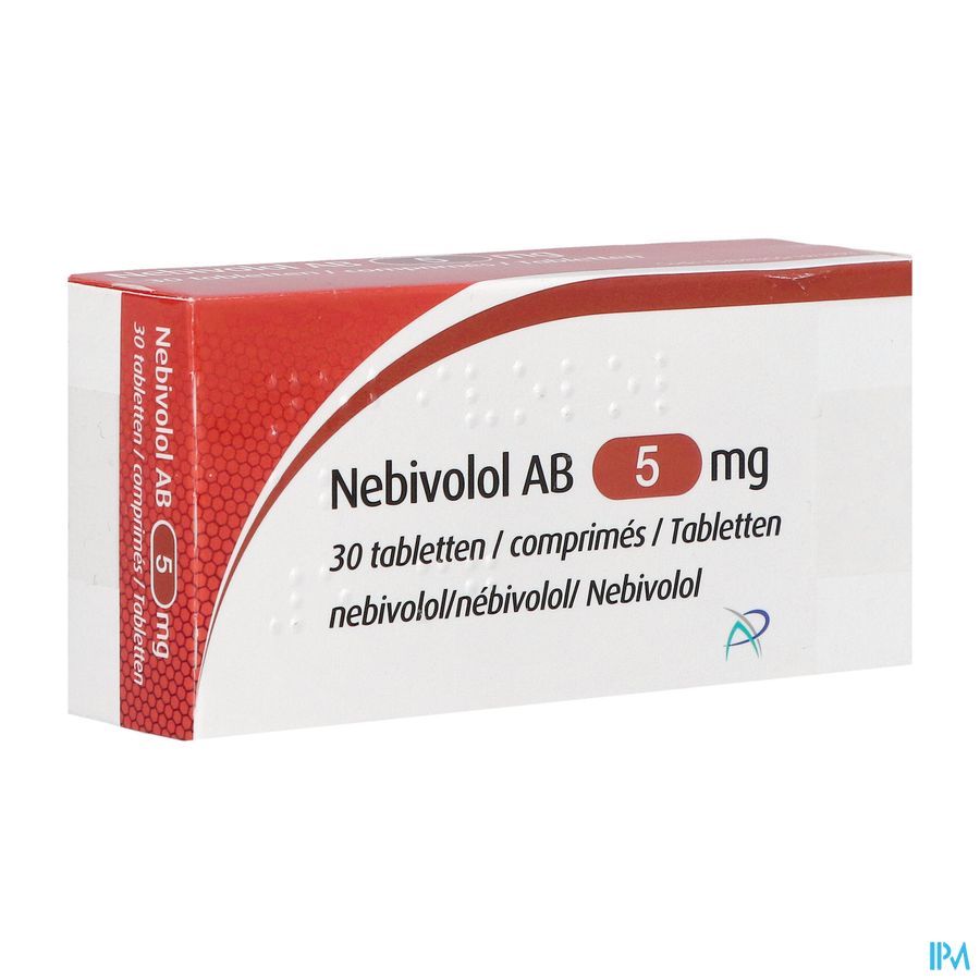 Nebivolol Ab 5mg Comp 30 X 5mg Nebivolol Ab 5mg Comp 30 X 5mg