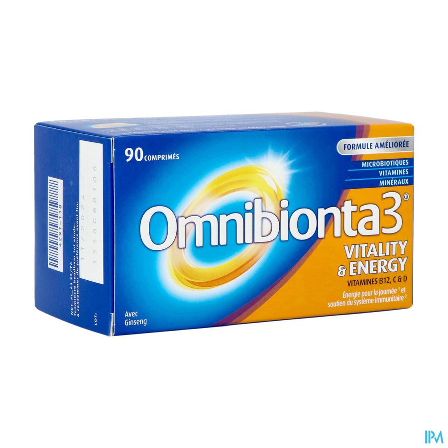 Omnibionta 3 Vitality Energy Comp 90 Omnibionta 3 Vitality Energy Comp 90