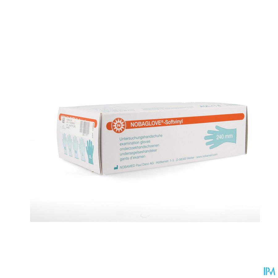 Noba Handschoen Vinyl Poedervrij Xl 100 5700578 Noba Handschoen Vinyl Poedervrij Xl 100 5700578
