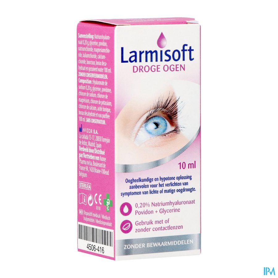 Larmisoft Droge Ogen 10ml Larmisoft Droge Ogen 10ml