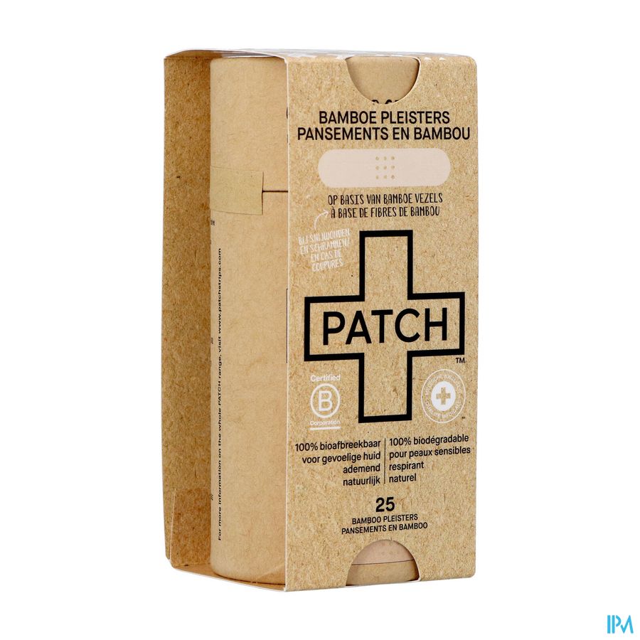 Pleister Patch Bamboo Natuur 25