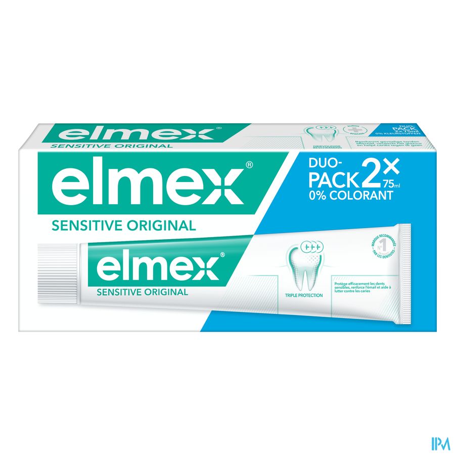 Elmex Sensitive Dentifrice Tube 2x75ml