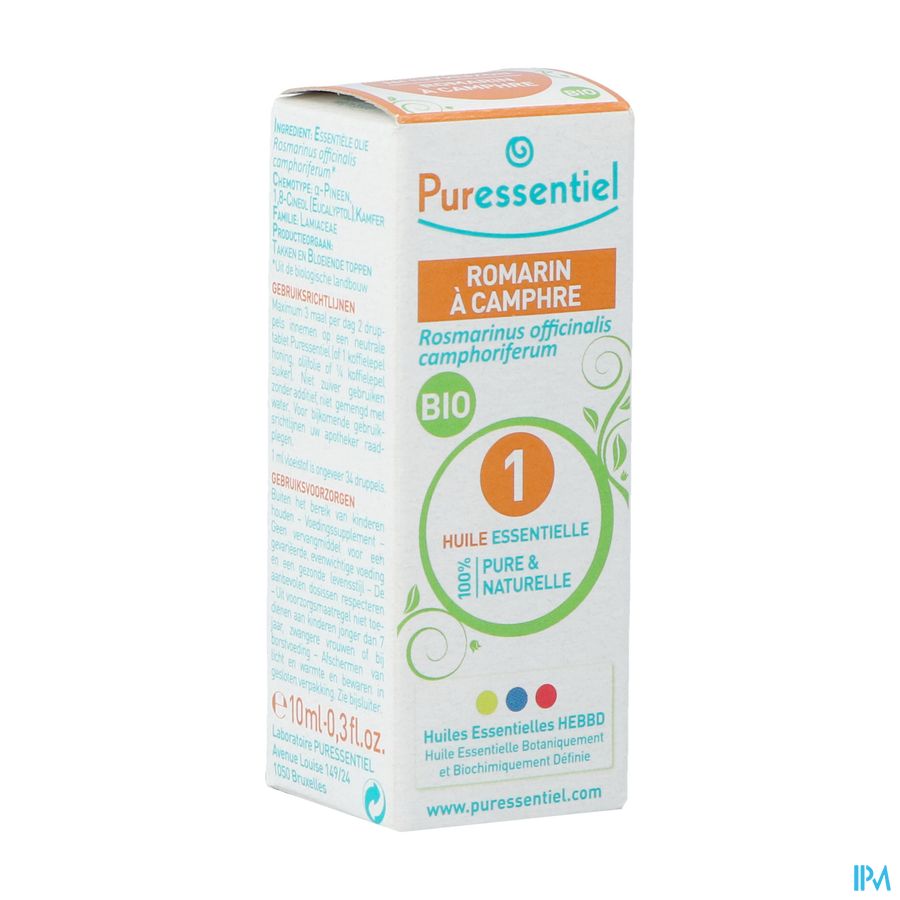 Puressentiel He Romarin Camph.bio Exp.10ml Puressentiel He Romarin Camph.bio Exp.10ml
