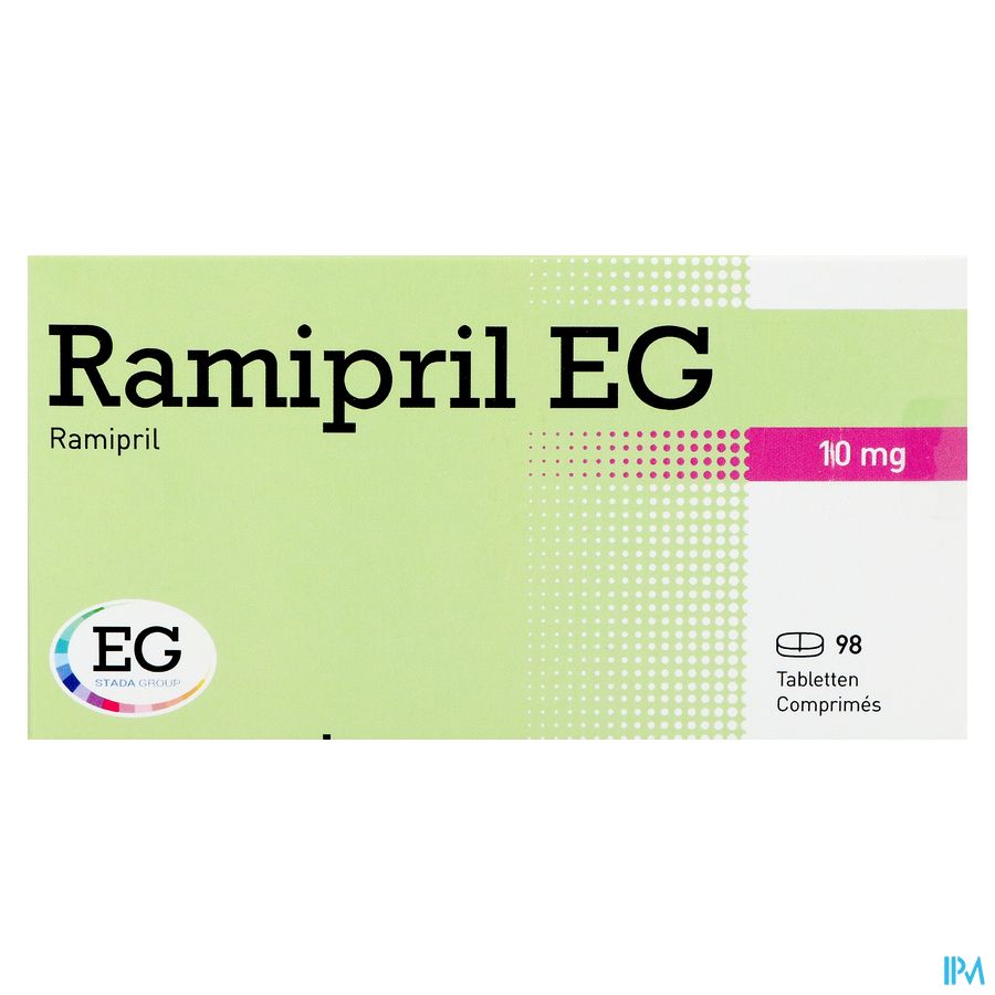 Ramipril Eg 10mg Impexeco Comp 98 X 10mg Pip 1