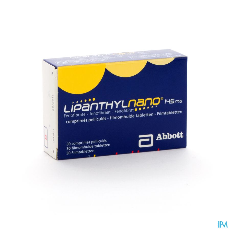 Lipanthylnano Comp 30 X 145mg Lipanthylnano Comp 30 X 145mg