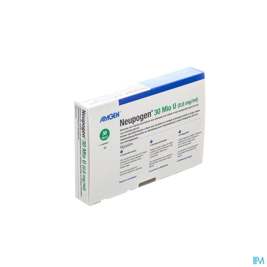 Neupogen 30 Ser 5 Sc/iv 300mcg/0,5ml Neupogen 30 Ser 5 Sc/iv 300mcg/0,5ml