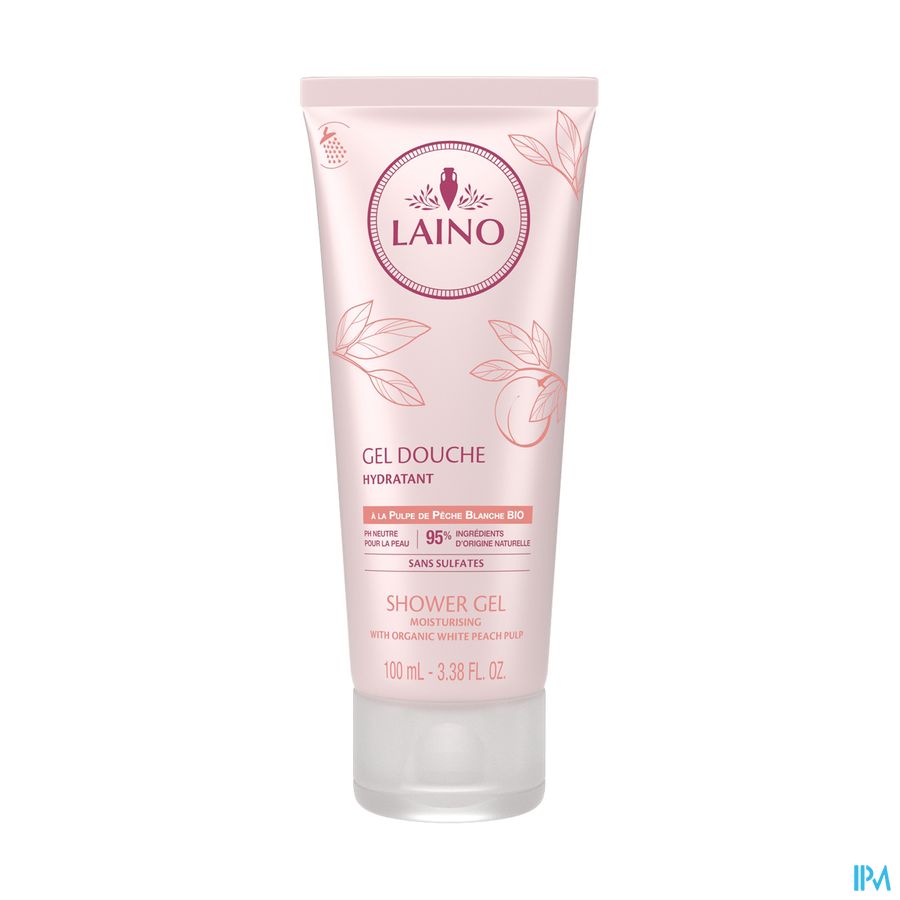 Laino Gel Douche Pulpe Peche 100ml Laino Gel Douche Pulpe Peche 100ml
