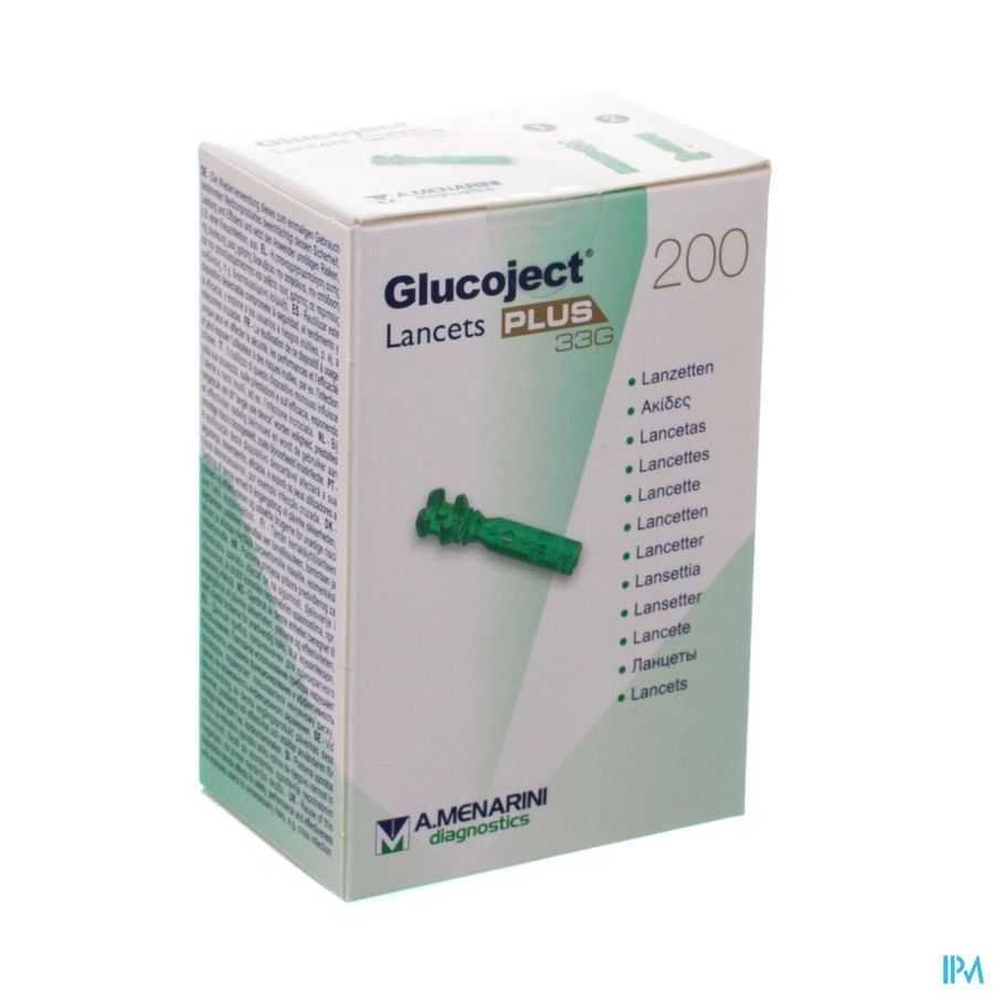 Glucoject Lancets Plus 33g 200 44123 1