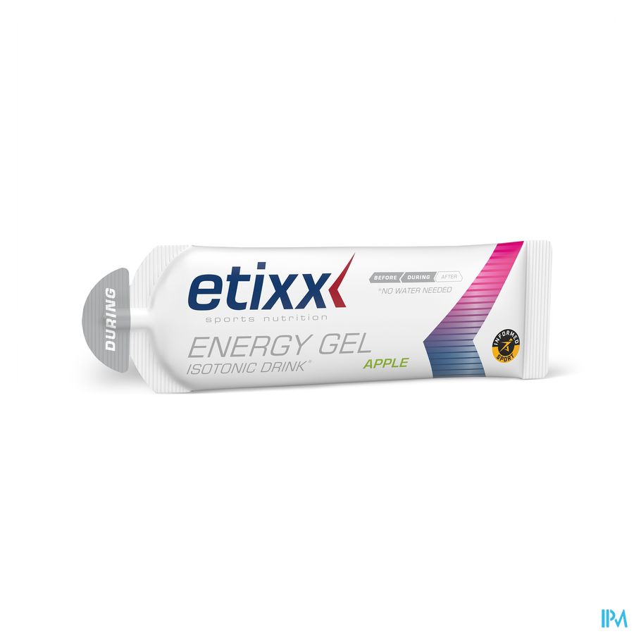 Etixx Isotonic Drink Energy Gel Apple 12x60ml 3