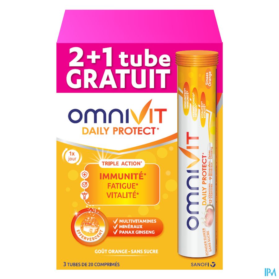 Omnivit Daily Protect Tripack        Comp Eff 3X20