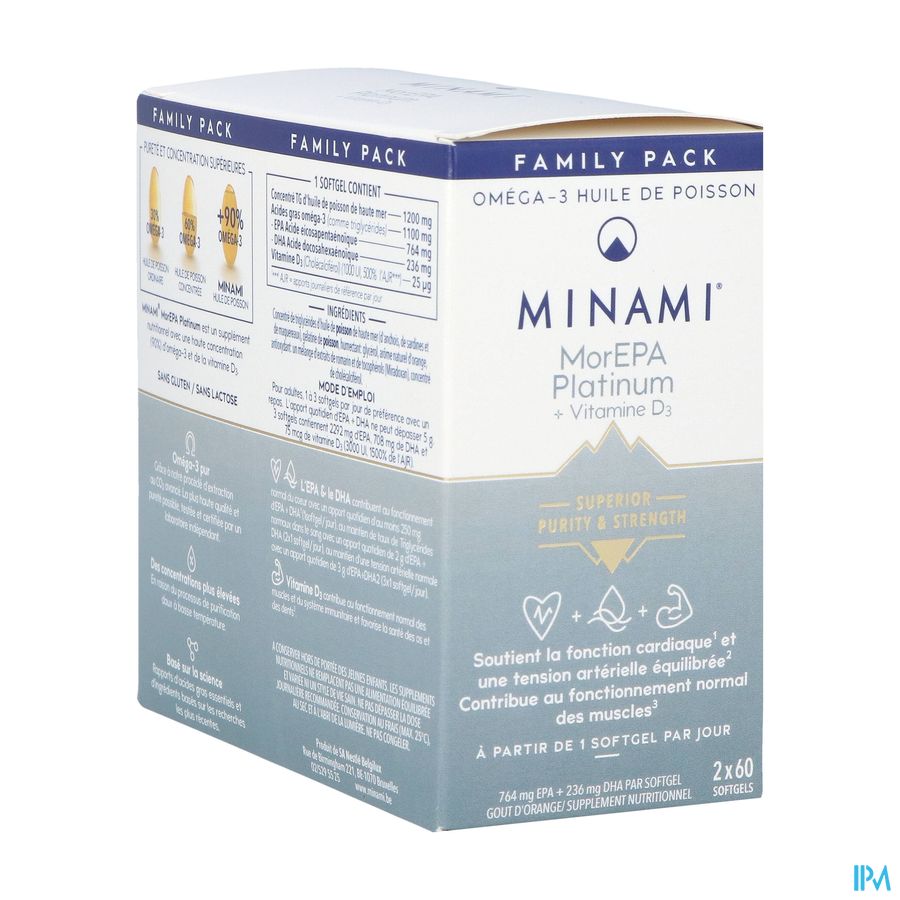 Minami Morepa Platinum + Vit D3 Caps 120