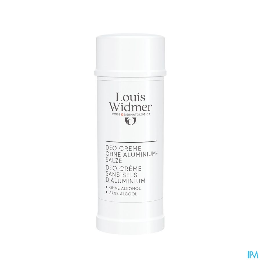 Widmer Deo Crème Zonder Aluminiumzouten Zonder Parfum 40ml 3