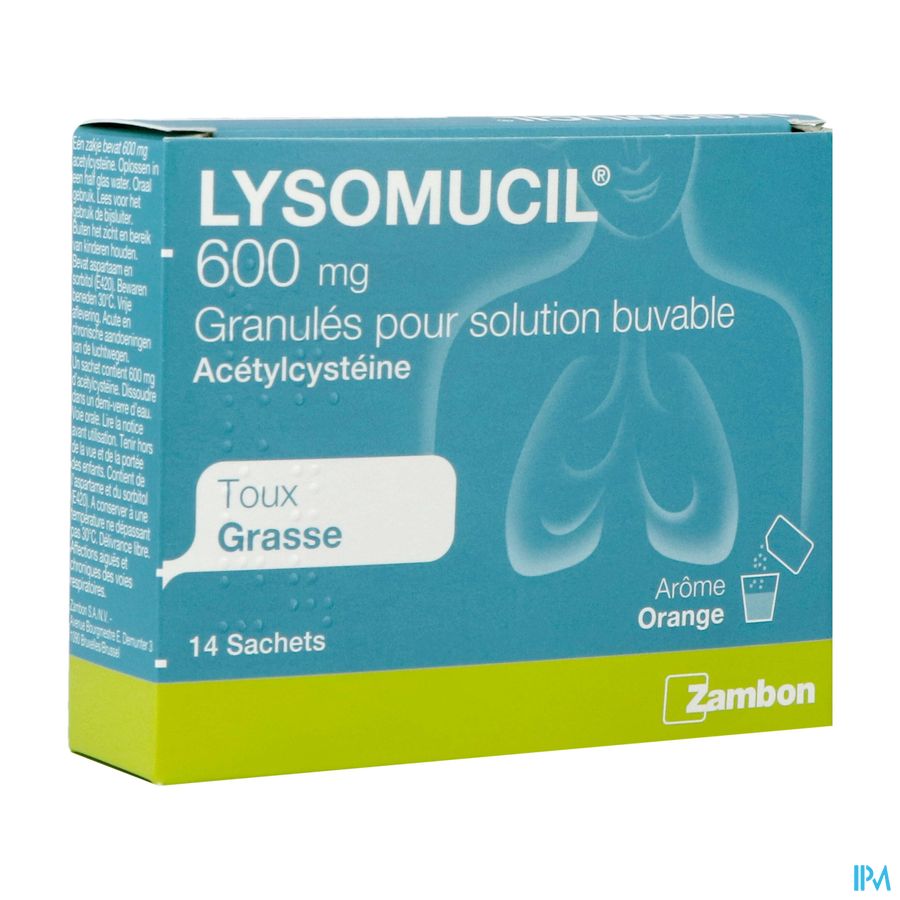 Lysomucil 600 Gran Sach 14 X 600mg Lysomucil 600 Gran Sach 14 X 600mg