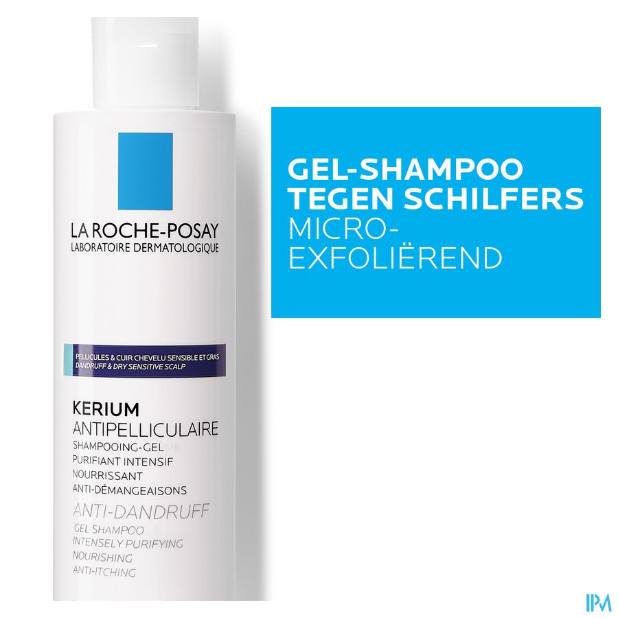 La Roche Posay Kerium Sh Gel Antipelliculaire Pg 200ml 10