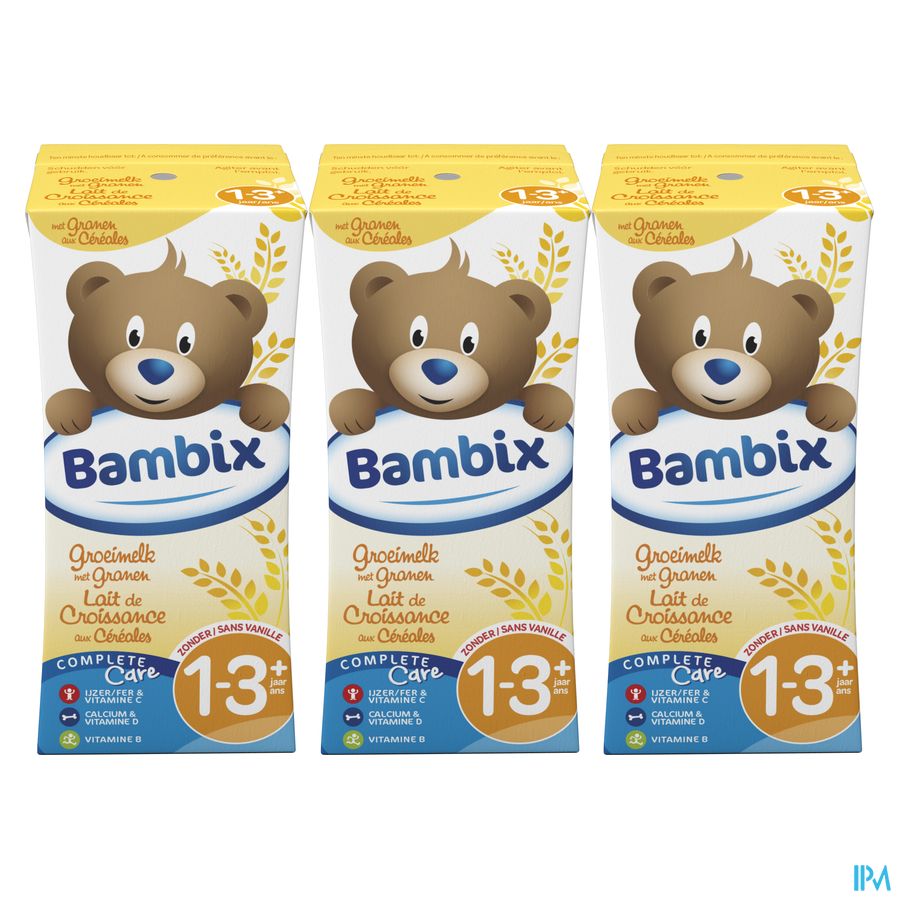 Bambix Groeimelk Granen 3x200ml 1