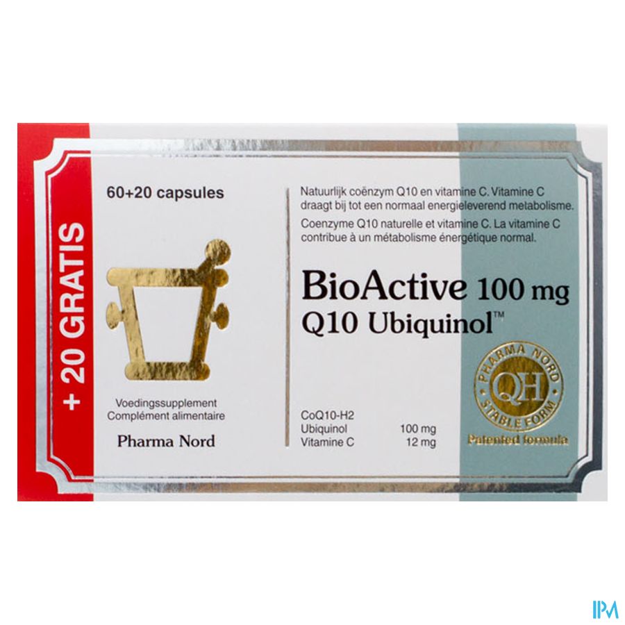 BioActive Q10 100mg 60+20 caps BioActive Q10 100mg 60+20 caps