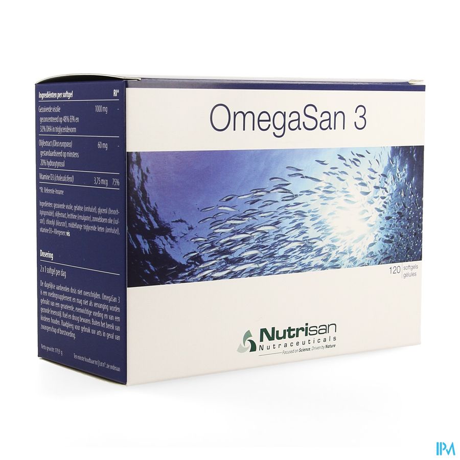 Omegasan 3 Nf  120 Softgels Nutrisan 1