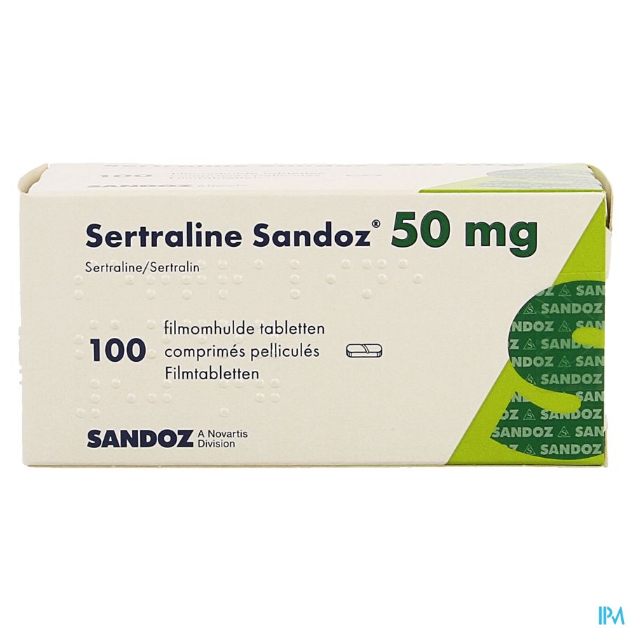 Sertraline Sandoz Comp 100 X 50mg 4